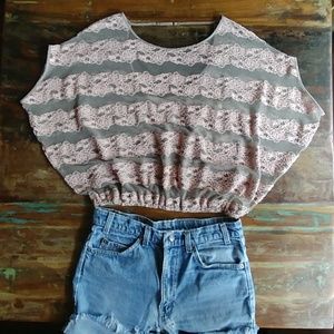 Free People lace top